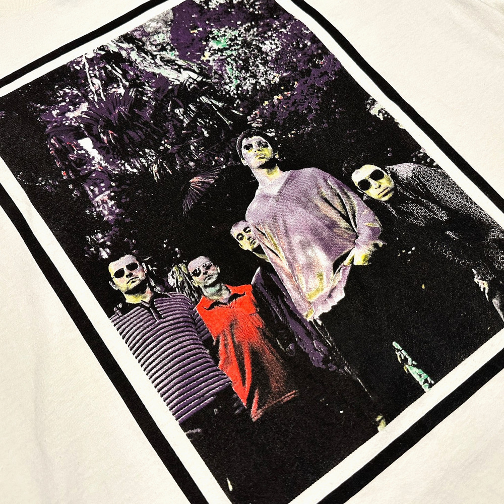 Oasis Single Stitch Tubular Band Tee Mens XL White Be Here Now Graphic TShirt - Picture 7 of 15